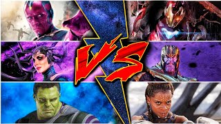 Ironman vs VisionShuri vs Bruce bannerHela vs Thanos SUNDAY WITH SUPERBATTLE EP 14 [upl. by Adihsaar293]