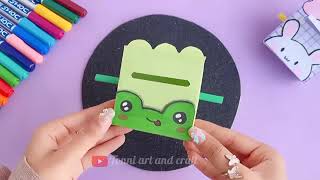 How to make paper sticker dispenser  how to make sticker  DIY sticker  handmade sticker ar home😍😍 [upl. by Puttergill]