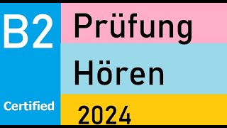 GAST  B2 Prüfung  Hören Übungssatz  GAST DTZ 2024 TEST 4 German Test For Immigranten [upl. by Oraneg276]