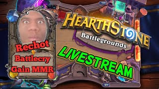 Hearthstone Battlegrounds Livestream   HIGH ELO TOP 100 NA MID SEASON PATCH [upl. by Quintessa]