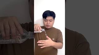 Where did the water go in the bottle Magic Trick shorts yshorts tutorial [upl. by Kramal242]