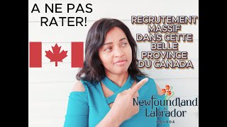 URGENT RECRUTEMENT des Étrangers au CANADA  Nouvelle Opportunité dIMMIGRATION [upl. by Ebner]