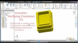 Inventor Section ViewsDimensionsCustom Views [upl. by Reiko]