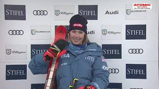 AUDI FIS Ski World Cup  Womens GS  Killington USA 1st run Nov 30 2024 weliveskiing [upl. by Britta]