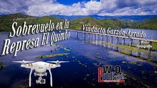 Represa El Quimbo Huila 2018 sobrevuelo [upl. by Yatnahs]