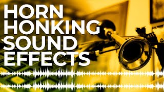 horn honking sound effects in HD [upl. by Ennairrek]