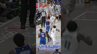 PJ Washington colle une bâche de l’espace a KarlAnthony Towns mavs mffl pjwashington [upl. by Sarad]