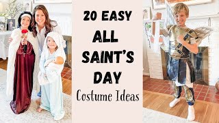 20 Quick and EASY All Saints Day Costumes [upl. by Holton]