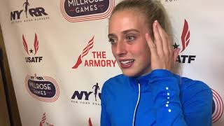 Jemma Reekie after breaking British mile record at Millrose [upl. by Notreb]