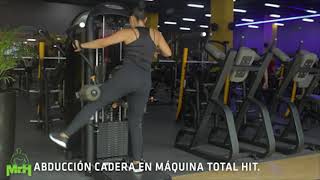 Ejercicio abducción cadera en máquina total hit [upl. by Dilaw]