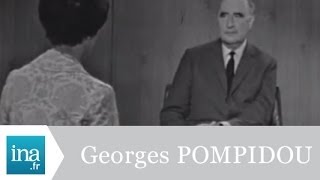 Interview de Georges Pompidou 1969  Archive vidéo INA [upl. by Ludlew]