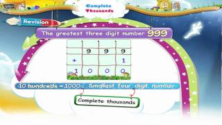 Learn Grade 3  Maths  Complete Thousands [upl. by Olethea]