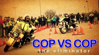 Police Motorcycle Rodeo  Eliminator Box Competition [upl. by Yran]