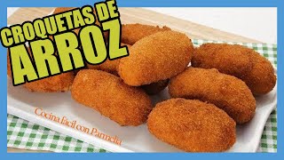 🥇 Croquetas de arroz y queso 🥗 ¡Muy Fáciles y Sabrosas [upl. by Austin]