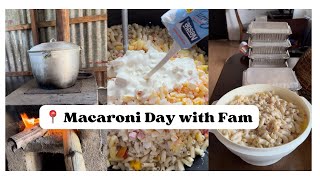 Cooking Macaroni for family🏡 macaroni macaronisalad cooking vacation philippines2024 [upl. by Tucky]