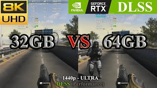 32GB vs 64GB Ram Gaming 1080p 1440p 4K Call of Duty® Warzone™ 20 PC Multiplayer Gameplay Benchmark [upl. by Anoyet]