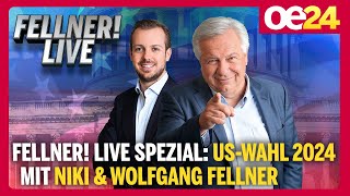 FELLNER LIVE Spezial zur USWahl 2024 mit Niki amp Wolfgang Fellner [upl. by Eolhc674]