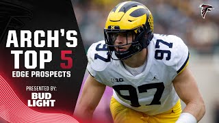 TOP 5 edge rushers the Atlanta Falcons could select in the 2022 NFL Draft [upl. by Zeculon]