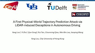 USENIX Security 24  A First PhysicalWorld Trajectory Prediction Attack via LiDARinduced [upl. by Ecinreb]