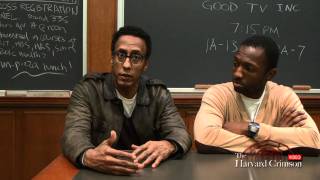 Cast of The Wire Visits Harvard [upl. by Josefina]