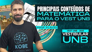 Principais conteúdos de Matemática para o VESTIBULAR UNB [upl. by Alrac]