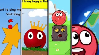 Evolution Of Endings In Red Ball Flash Games 20182015 [upl. by Demmahum]