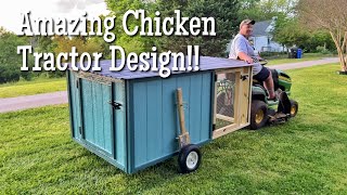 My husband built an amazing Chicken Tractor [upl. by Dal924]