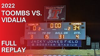 Toombs County Football Toombs County vs Vidalia 2022 [upl. by Nida]