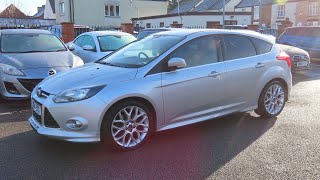 2014 Ford Focus 16 Ecoboost Zetec S  Start up and full vehicle tour [upl. by Hertzfeld931]