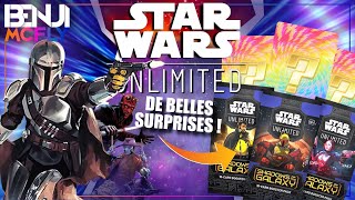 💎Des petits BIJOUX dans ce DISPLAY  🤩 Star Wars Unlimited Ombres de la Galaxy  SET 2 FR [upl. by Idolla]