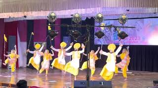 Group Dance 🔥in Jashan 2k23  Guru Nanak Dev University Amritsar  gndu [upl. by Ennelram]