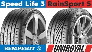 Semperit Speed Life 3 vs Uniroyal RainSport 5 [upl. by Colston866]