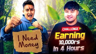 COOLBOY VS 2B GAMER WHO CAN MAKE MORE MONEY IN 4 HOURS CHALLENGE [upl. by Yllier]