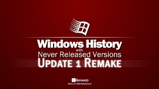 Windows History with Never Released Version U1 Remake [upl. by Ahron]