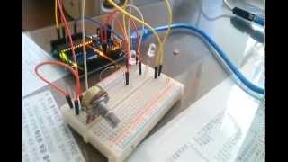 아두이노 가변저항과 광센서를 이용한 led제어led control with potentiometer and photoresistor made by arduino [upl. by Aivek355]