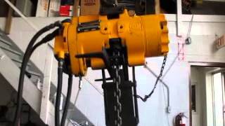 ML250K2C17C10U  14 Ton Ingersoll Rand Air Hoist [upl. by Clifton]