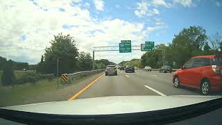 Driving from Dedham Massachusetts to Cumberland Rhode Island [upl. by Grube164]