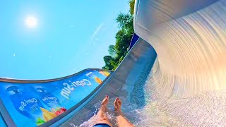 Summer Family Slide At Galaxy Therme Erding [upl. by Ahsina]