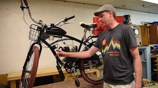 Building a Motorized Bicycle  80cc Engine Kit  75 mpg [upl. by Suoiluj]