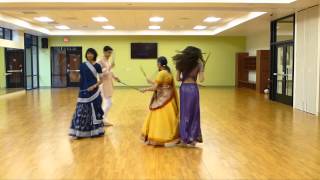 Garba Dance w Sticks Kusum Modi amp Family at Folk Dance Club Sun City Oro Valley Arizona [upl. by Kalvn]