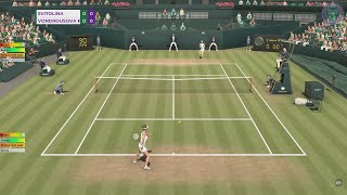 Elina Svitolina VS Marketa Vondrousova  Wimbledon 2023  Tennis Elbow 4  CPU vs CPU  Gameplay [upl. by Acassej]