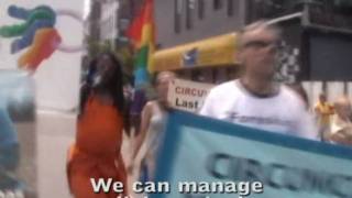 Chicago  San Francisco Pride Parade  Circumcision Protesters  Another Brick in the Wall parody [upl. by Uyr967]