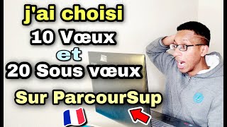 PARCOURSUP  CEST QUOI LA DIFFÉRENCE ENTRE UN VOEUX ET UN SOUS VOEUX  À SAVOIR AVANT DE POSTULER [upl. by Edee]