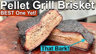 No Wrap  No Spray  Best Pellet Grill Brisket Ive Done to Date [upl. by Anerdna]