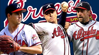 Greatest Starting Rotation  Maddux Glavine and Smoltz [upl. by Gona]