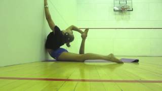 Exercises on wall for back flexibility [upl. by Aric]