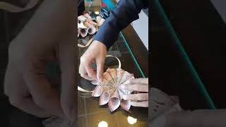 Paper money wedding design flowers shortsviral bouquet shortvideo [upl. by Prentice504]