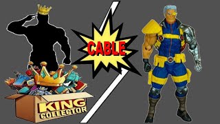 Cable Revoltech Amazing Yamaguchi Kaiyodo Complex Marvel XMen Comics Figure Quick Look Review [upl. by Aneleasor405]