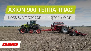 CLAAS AXION 900 TERRA TRAC  Less Compaction Higher Yields More Profit [upl. by Alaham514]