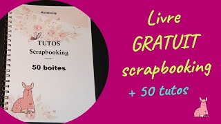 GRATUIT  LIVRE AVEC 50 TUTOS ET LEURS GABARITS pour réaliser 50 boites différentes facilement [upl. by Ines566]